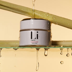 Clean Pebbles Mask RADIATING RICE PEBBLE MASK – Li Organics